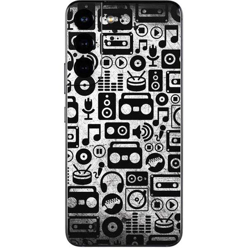 Music Pattern Galaxy S22 Skin