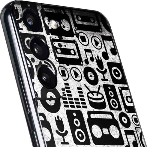 Music Pattern Galaxy S22 Skin