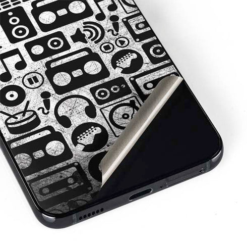 Music Pattern Galaxy S22 Skin