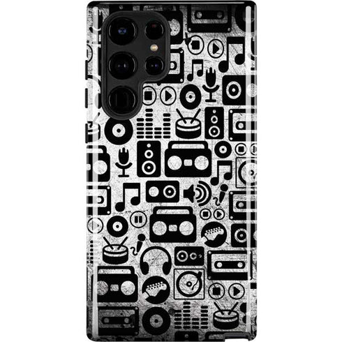 Music Pattern Galaxy S22 Ultra Pro Case
