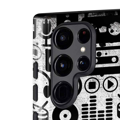 Music Pattern Galaxy S22 Ultra Pro Case