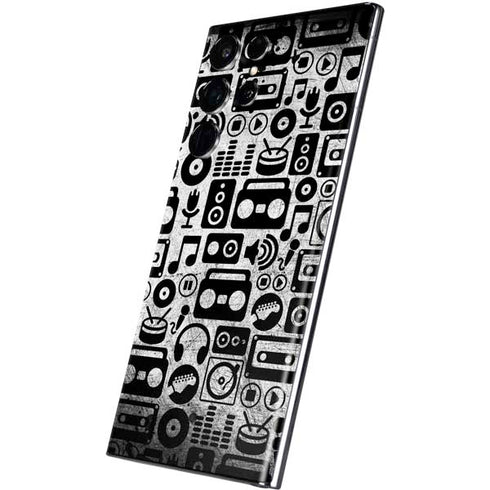 Music Pattern Galaxy S22 Ultra Skin