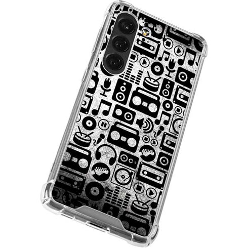 Music Pattern Galaxy S23 Clear Case