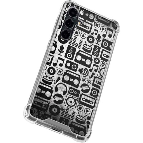 Music Pattern Galaxy S23 FE Clear Case