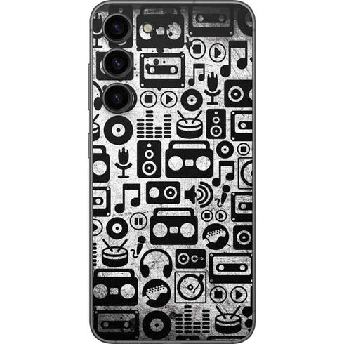 Music Pattern Galaxy S23 Plus Skin
