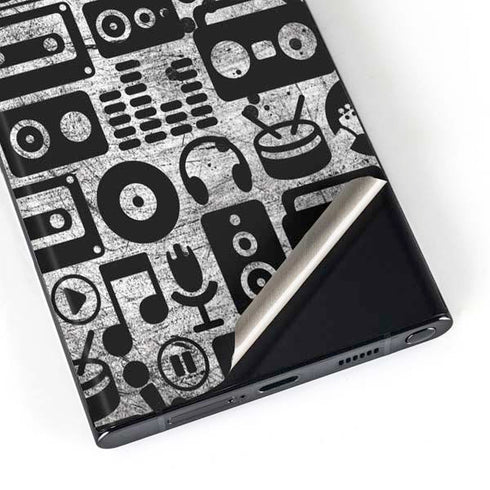 Music Pattern Galaxy S23 Ultra Skin