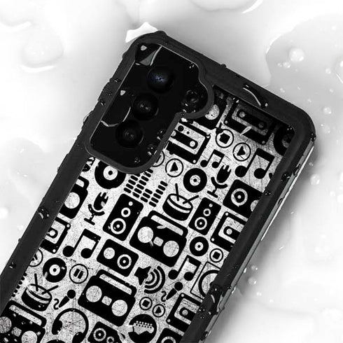 Music Pattern Galaxy S23 Waterproof Case