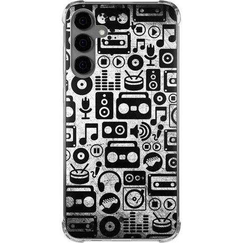 Music Pattern Galaxy S24 Plus Clear Case