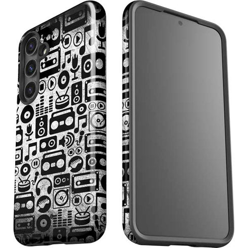 Music Pattern Galaxy S24 Plus Impact Case