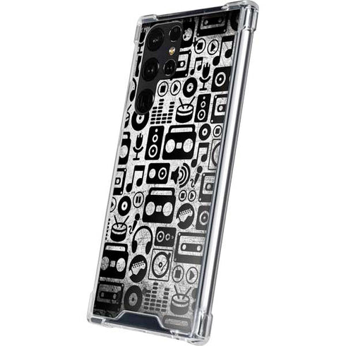 Music Pattern Galaxy S24 Ultra Clear Case