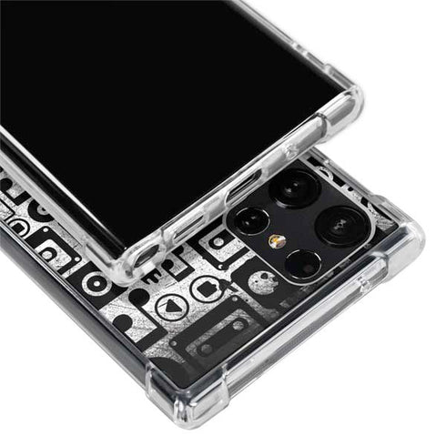 Music Pattern Galaxy S24 Ultra Clear Case