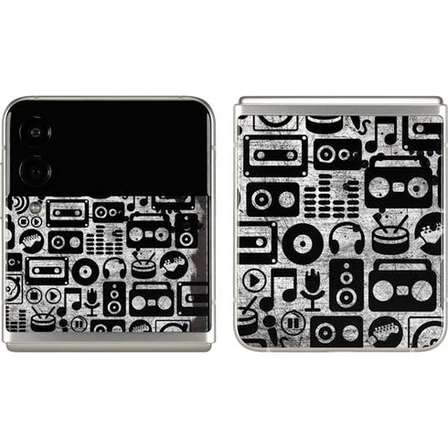 Music Pattern Galaxy Z Flip3 5G Skin