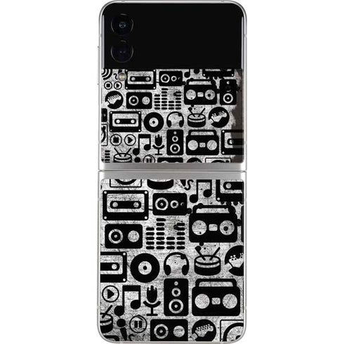 Music Pattern Galaxy Z Flip3 5G Skin