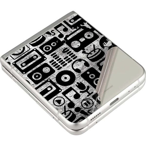 Music Pattern Galaxy Z Flip3 5G Skin