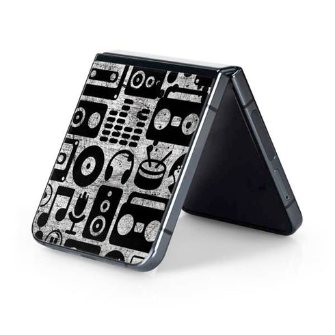 Music Pattern Galaxy Z Flip5 5G Skin