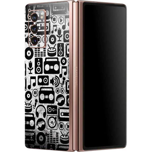 Music Pattern Galaxy Z Fold2 5G Skin