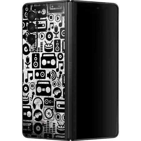 Music Pattern Galaxy Z Fold3 5G Skin