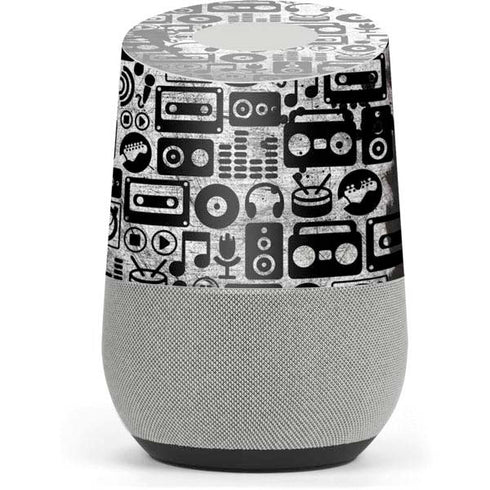 Music Pattern Google Home Skin