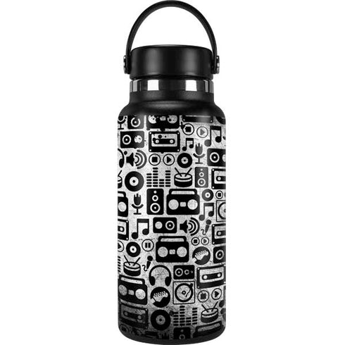 Music Pattern Hydro Flask 32oz Wide Mouth Skin