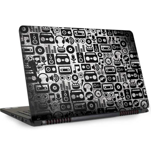 Music Pattern Dell Inspiron Skin