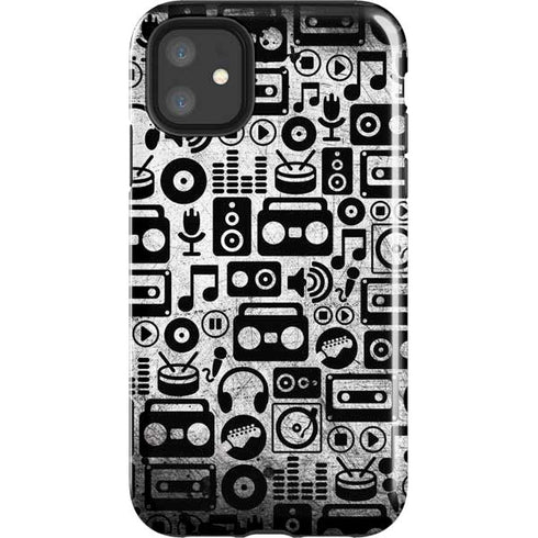 Music Pattern iPhone 11 Impact Case