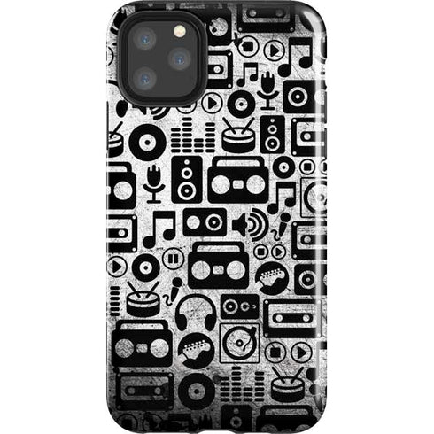 Music Pattern iPhone 11 Pro Max Impact Case