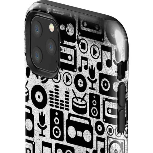Music Pattern iPhone 11 Pro Max Impact Case