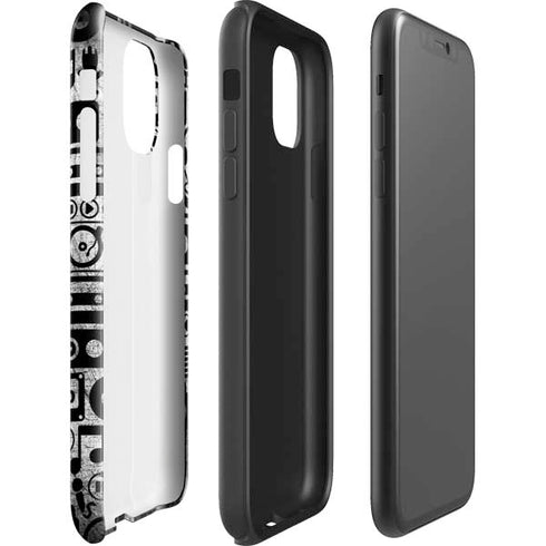 Music Pattern iPhone 11 Pro Max Impact Case
