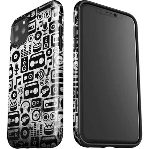 Music Pattern iPhone 11 Pro Max Impact Case