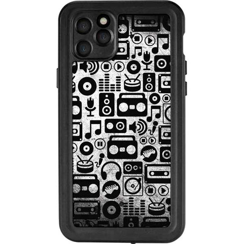 Music Pattern iPhone 11 Pro Max Waterproof Case