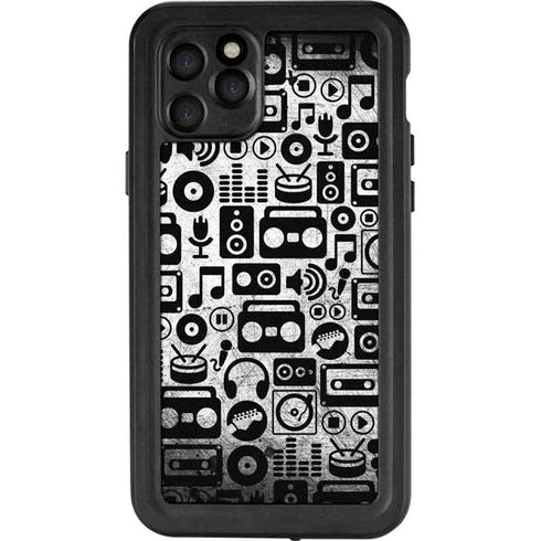 Music Pattern iPhone 11 Pro Waterproof Case