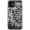 Music Pattern iPhone 12 Clear Case