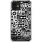 Music Pattern iPhone 12 Mini Clear Case
