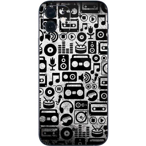 Music Pattern iPhone 12 Mini Skin