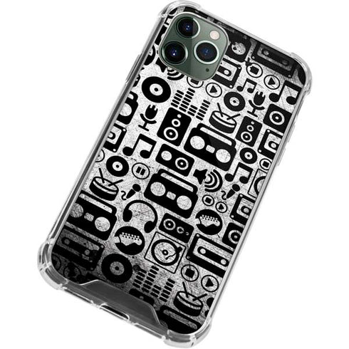 Music Pattern iPhone 12 Pro Clear Case