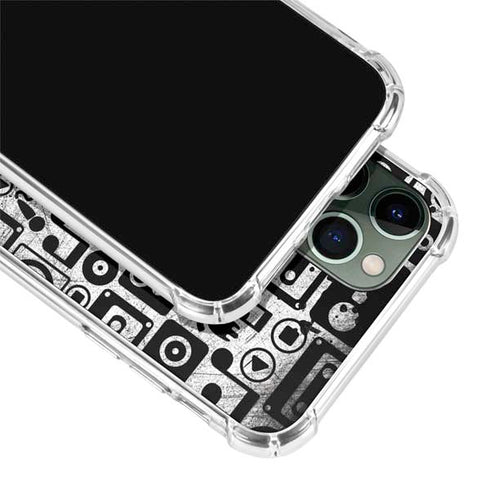 Music Pattern iPhone 12 Pro Max Clear Case
