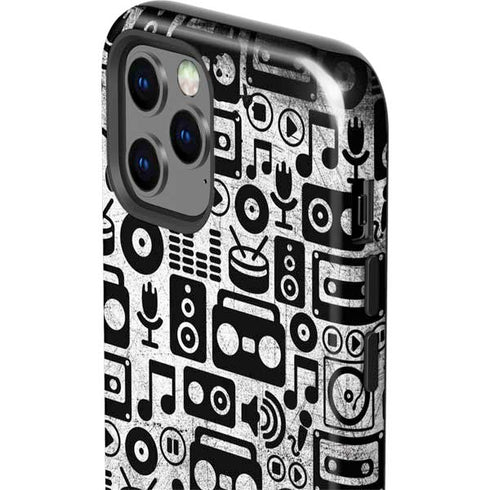 Music Pattern iPhone 12 Pro Max Impact Case