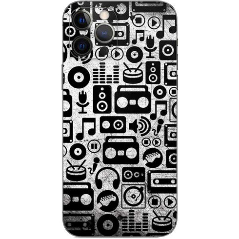 Music Pattern iPhone 12 Pro Skin