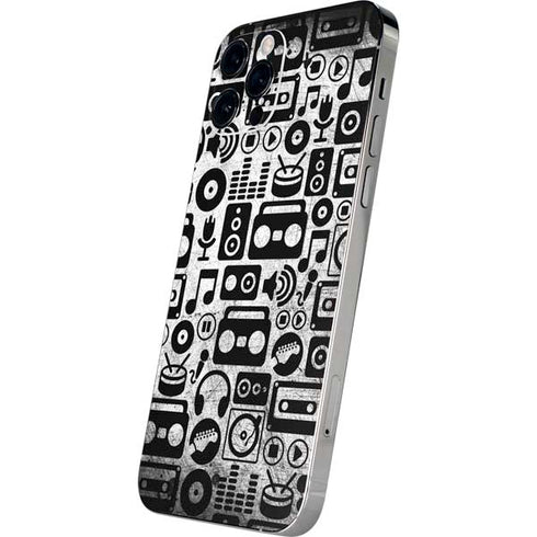 Music Pattern iPhone 12 Pro Skin