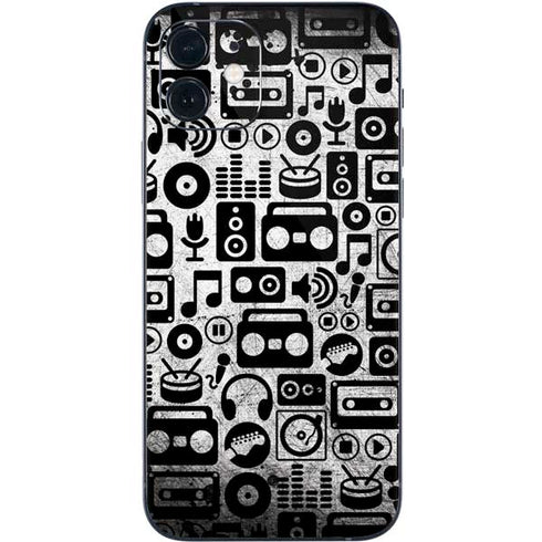 Music Pattern iPhone 12 Skin
