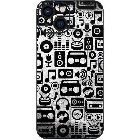Music Pattern iPhone 13 Mini Skin