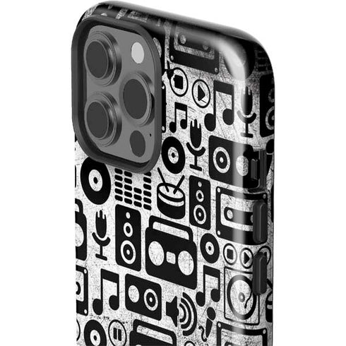 Music Pattern iPhone 13 Pro Max Impact Case
