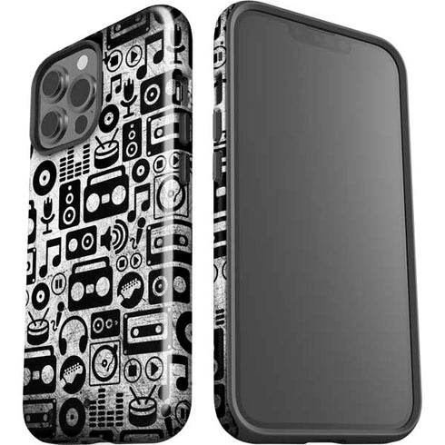 Music Pattern iPhone 13 Pro Max Impact Case