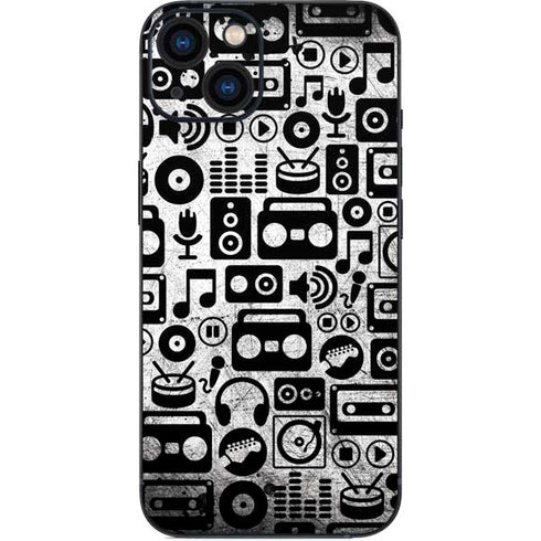 Music Pattern iPhone 13 Skin