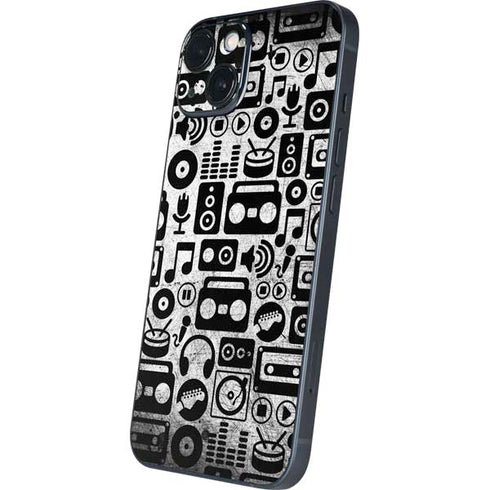 Music Pattern iPhone 14 Plus Skin