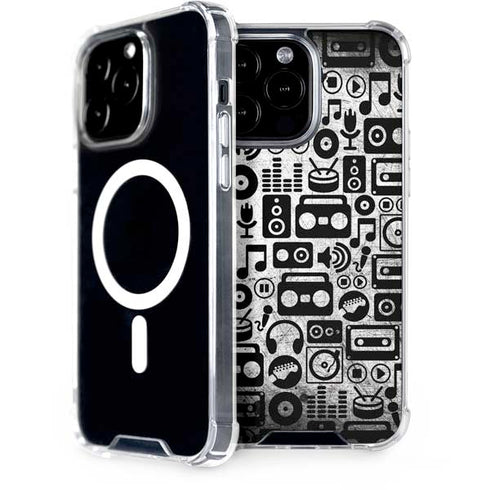 Music Pattern iPhone 14 Pro Max MagSafe Case