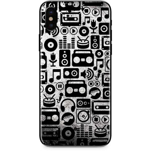 Music Pattern iPhone 8 Skin