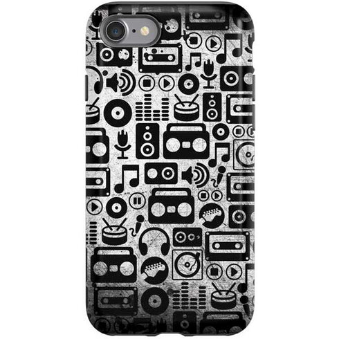 Music Pattern iPhone SE (2nd & 3rd Gen) Pro Case