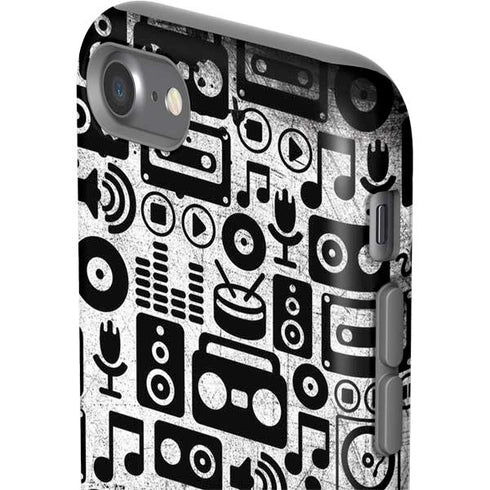 Music Pattern iPhone SE (2nd & 3rd Gen) Pro Case