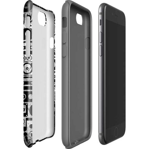Music Pattern iPhone SE (2nd & 3rd Gen) Pro Case